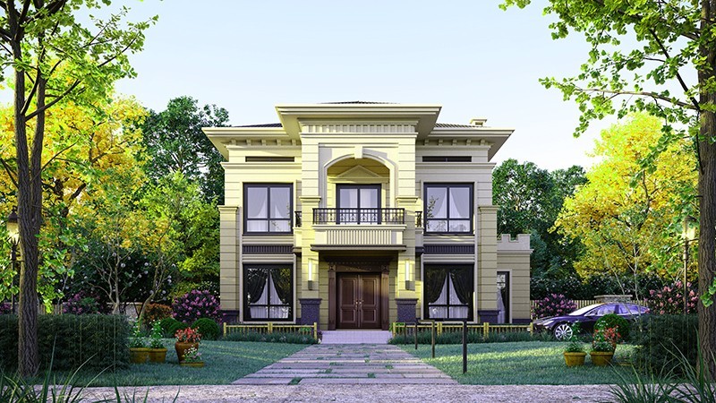 迪庆中式合院住宅，开放庭院与邻里乡亲更亲近